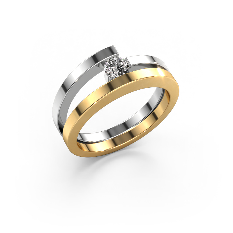 Image of Ring Sandy 585 gold Diamond 0.25 crt