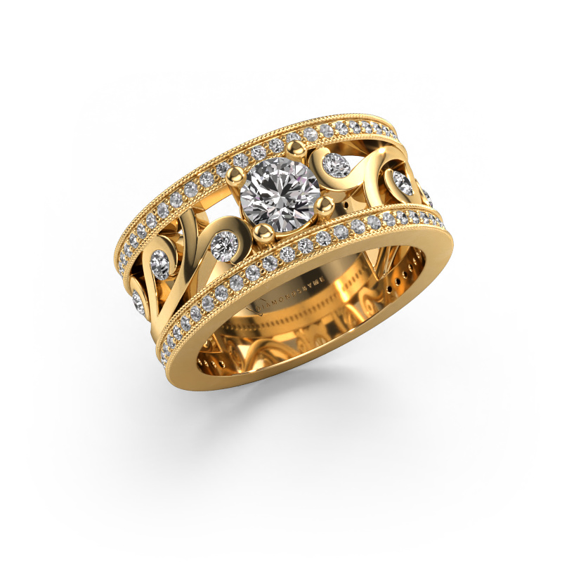 Image of Ring Sanne 585 gold Lab grown diamond 1.13 crt