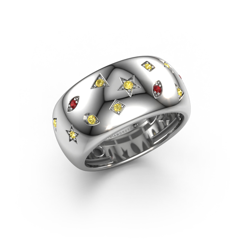 Image of Ring Sasha 1 950 platinum Ruby 1.3 mm