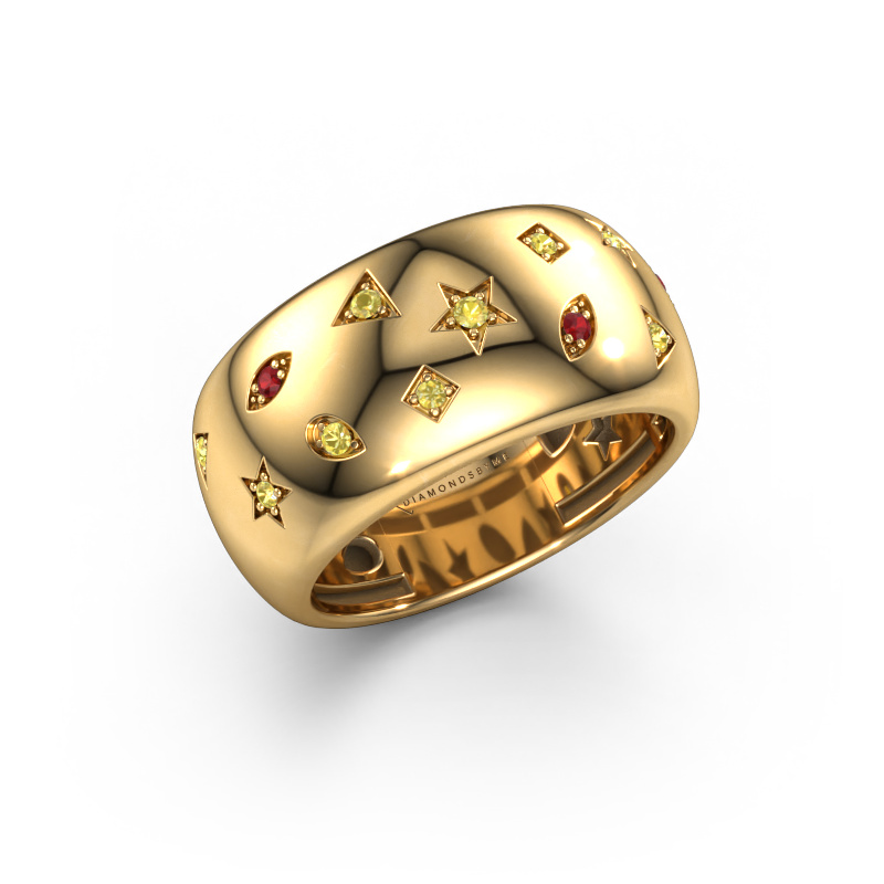 Image of Ring Sasha 1 585 gold Ruby 1.3 mm
