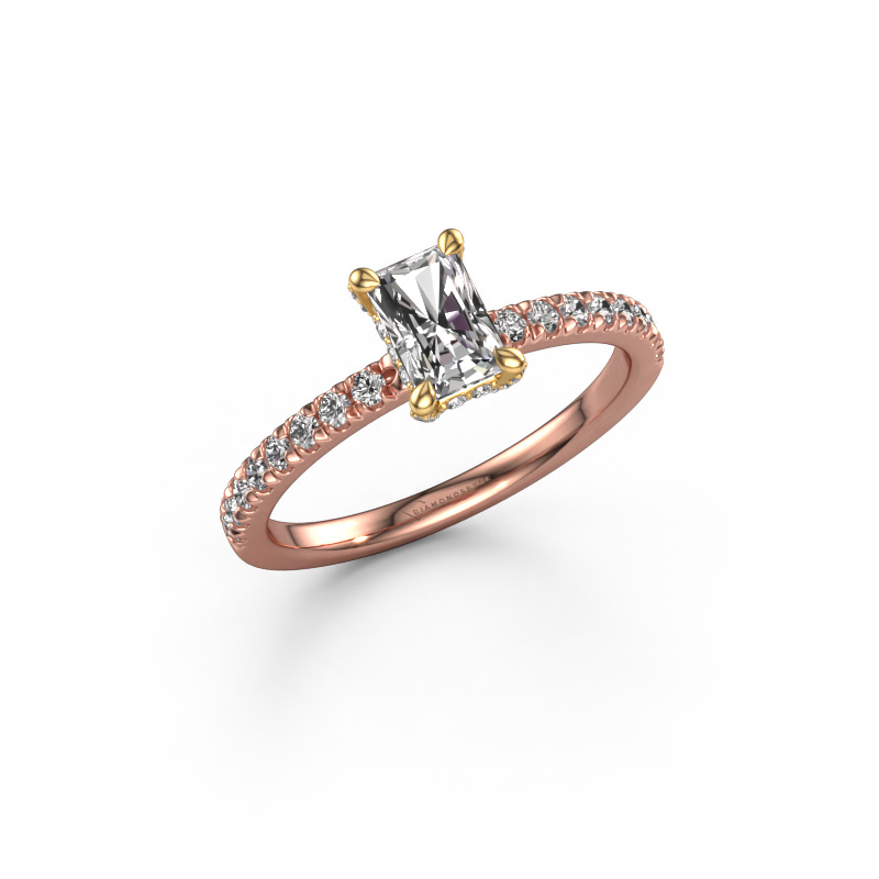 Bild von Verlobungsring Saskia rad 1 585 Roségold Diamant 0.98 crt