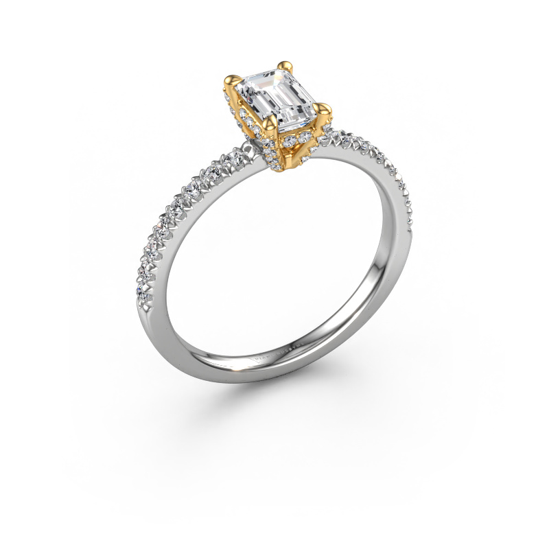 Image de Bague de fiançailles Saskia EME 1 585 or blanc Diamant 1.03 crt