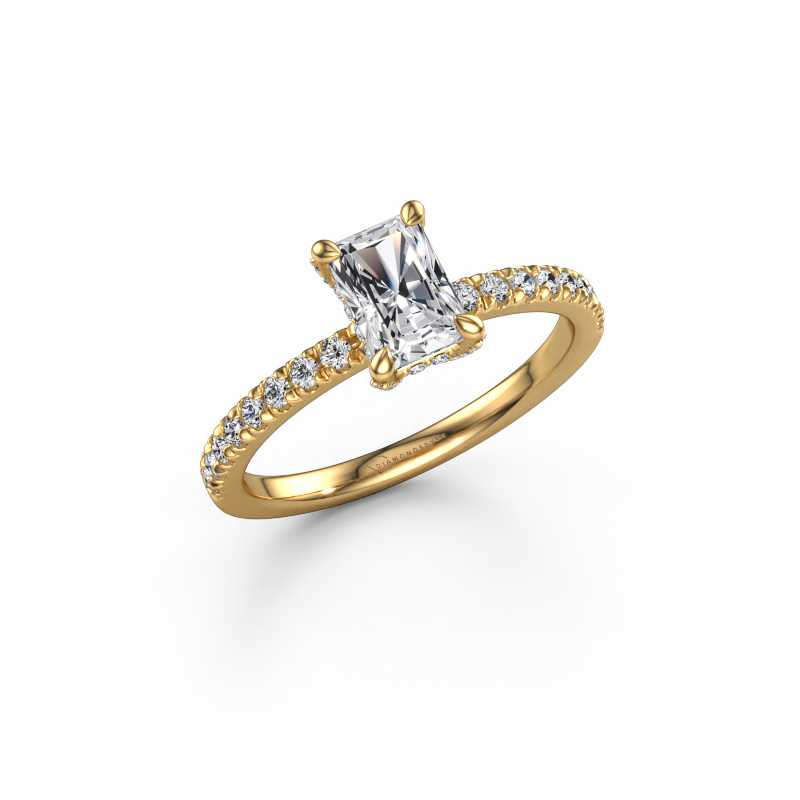 Image of Engagement ring Saskia RAD 1 585 gold Lab grown diamond 1.09 crt