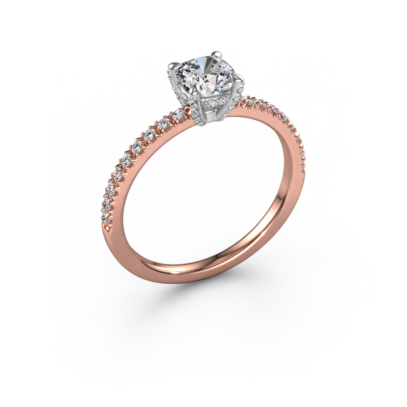 Image of Engagement ring Saskia 1 CUS 585 rose gold Lab-grown diamond 0.984 crt