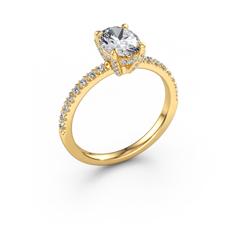 Immagine di Anello di fidanzamento Saskia 1 OVL 585 oro Diamante 1.474 crt