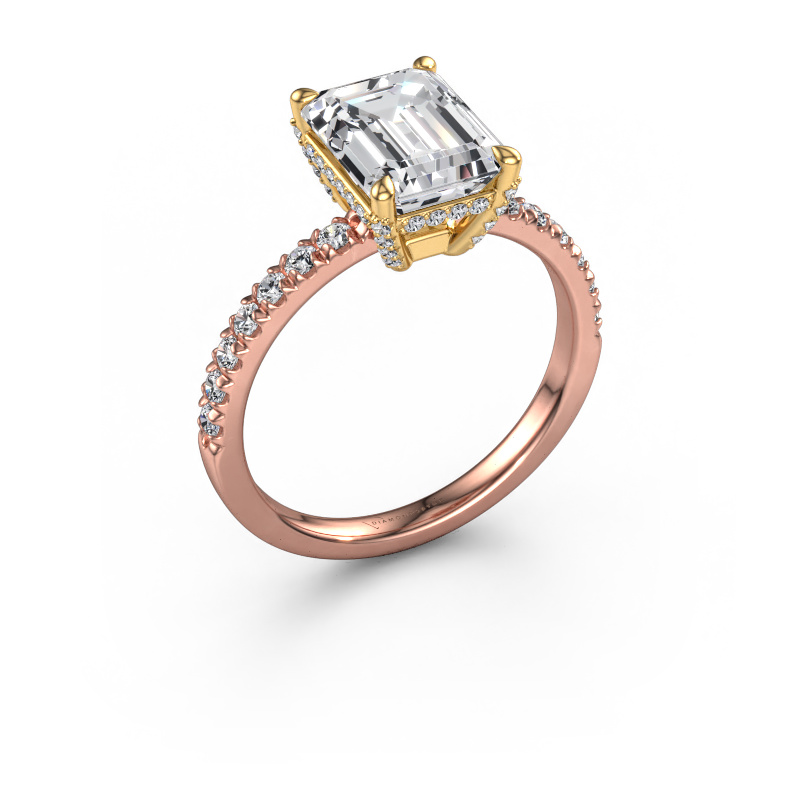 Bild von Verlobungsring Saskia EME 1 585 Roségold Diamant 2.96 crt