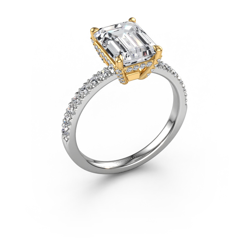 Afbeelding van Verlovingsring Saskia EME 1 585 witgoud Lab-grown diamant 2.96 crt