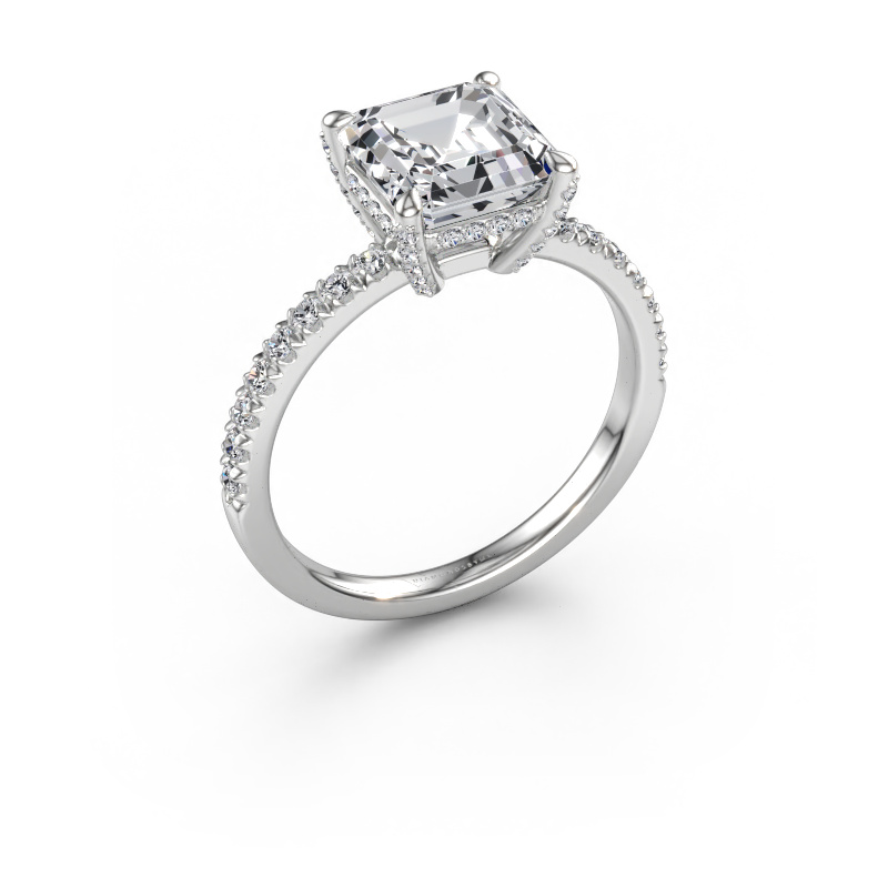 Immagine di Anello di fidanzamento Saskia 1 ASH 585 oro bianco Diamante 2.90 crt