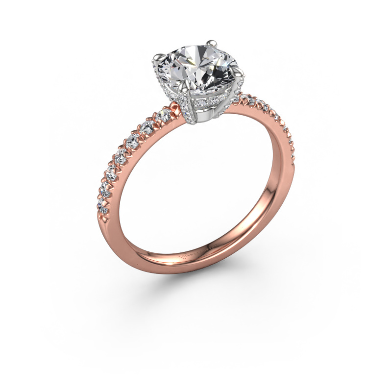Bild von Verlobungsring Saskia rnd 1 585 Roségold Lab-grown Diamant 1.92 crt