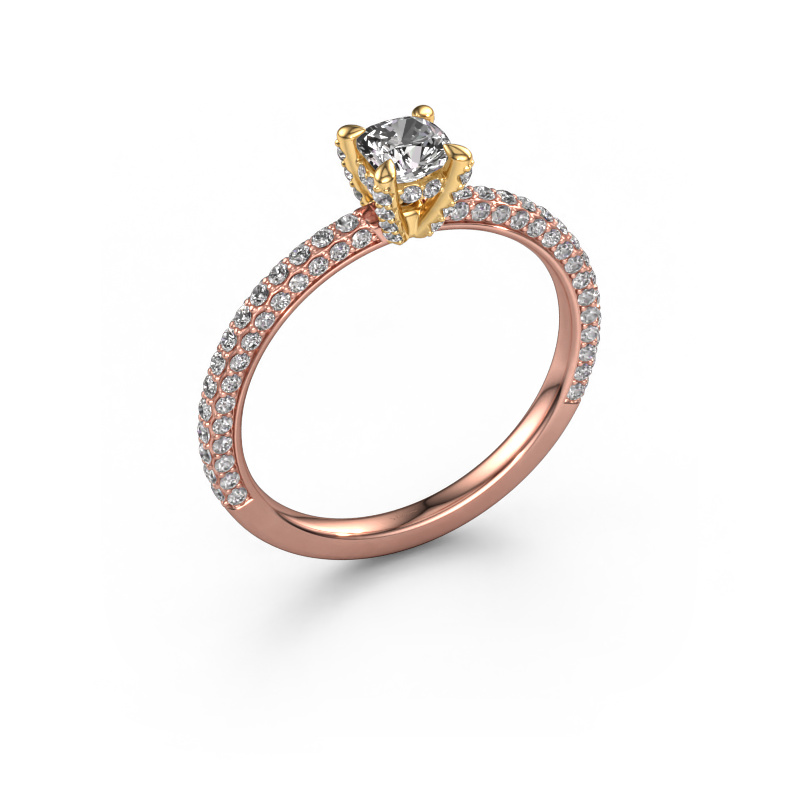 Image of Engagement ring Saskia 2 cus 585 rose gold Diamond 0.922 crt