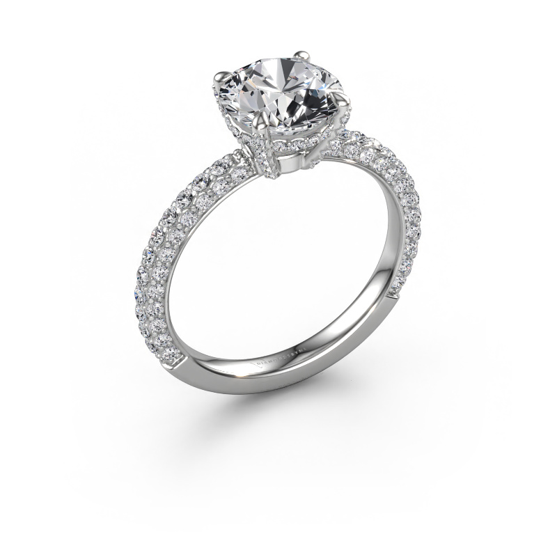 Image of Engagement ring Saskia RND 2 950 platinum Diamond 2.784 crt