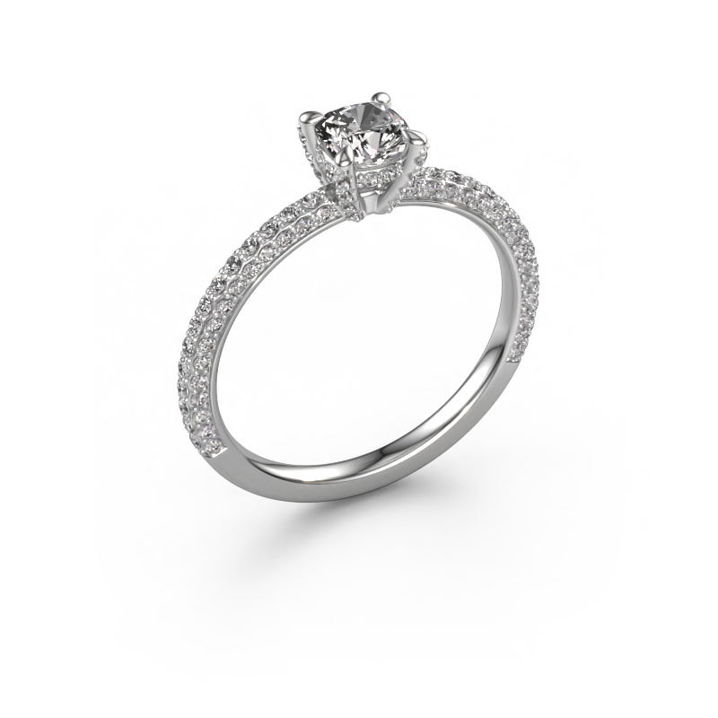 Image of Engagement ring Saskia 2 cus 950 platinum Lab-grown diamond 1.092 crt