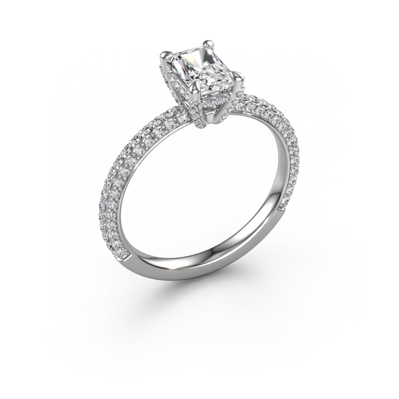 Bild von Verlobungsring Saskia RAD 2 950 Platin Lab-grown Diamant 1.328 crt