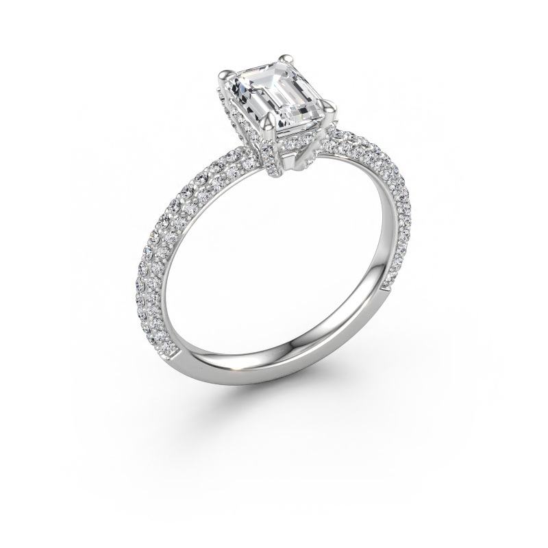 Immagine di Anello di fidanzamento Saskia EME 2 585 oro bianco Diamante 1.738 crt