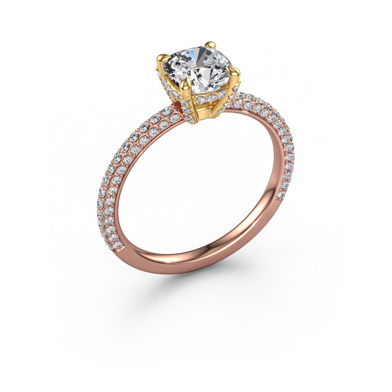 Bild von Verlobungsring Saskia 2 CUS 585 Roségold Lab-grown Diamant 1.912 crt