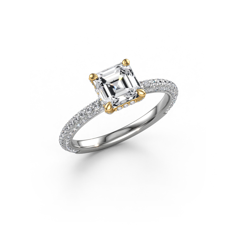Bild von Verlobungsring Saskia 2 ASH 585 Weißgold Lab-grown Diamant 1.878 crt