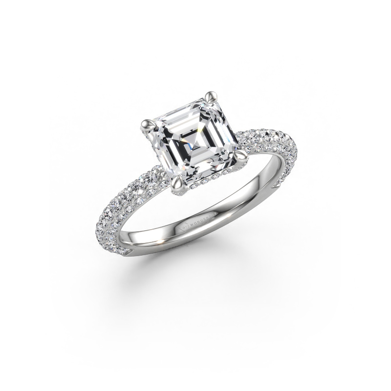 Immagine di Anello di fidanzamento Saskia 2 ASH 950 platino Diamante lab grown 2.784 crt