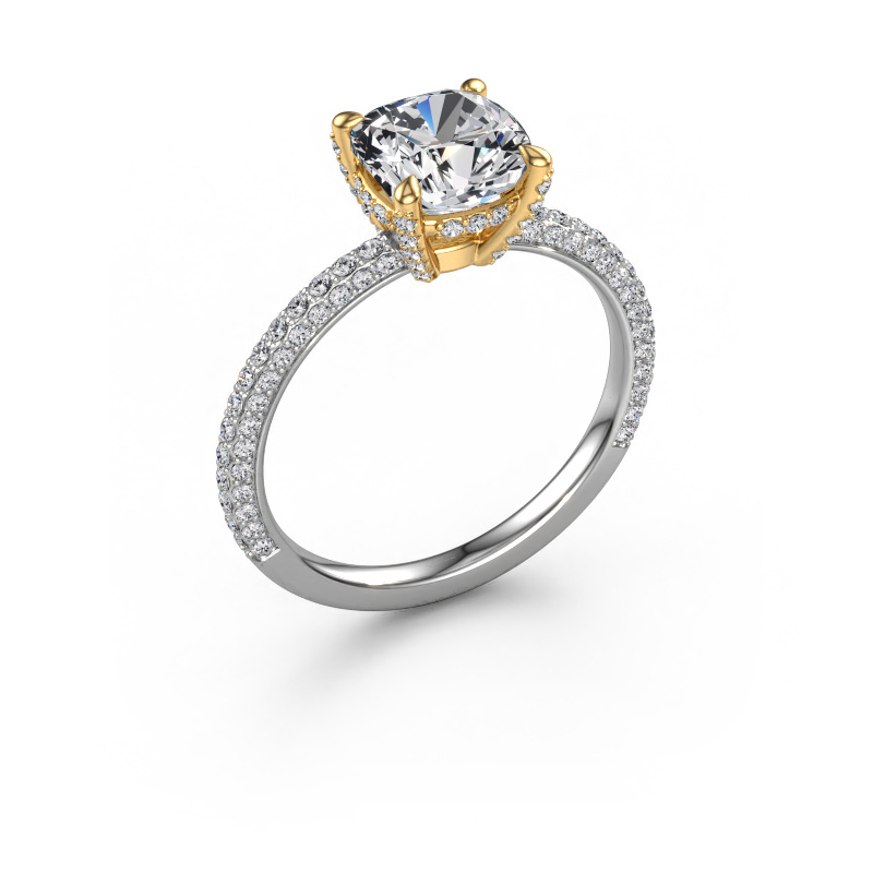 Bild von Verlobungsring Saskia 2 CUS 585 Weißgold Diamant 2.628 crt