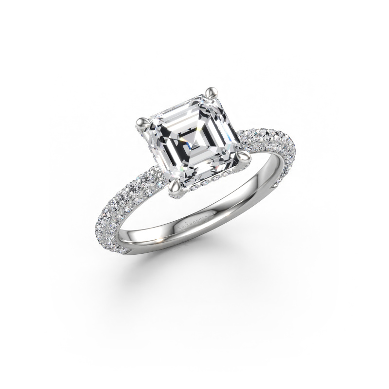 Immagine di Anello di fidanzamento Saskia 2 ASH 950 platino Diamante lab grown 3.284 crt