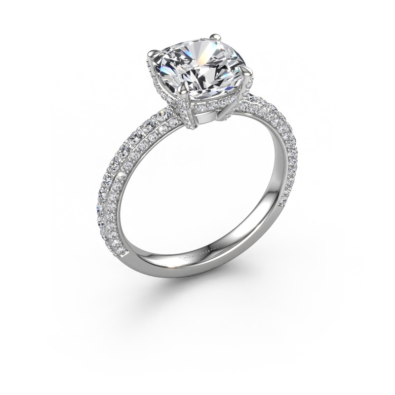 Bild von Verlobungsring Saskia 2 CUS 950 Platin Lab-grown Diamant 3.284 crt