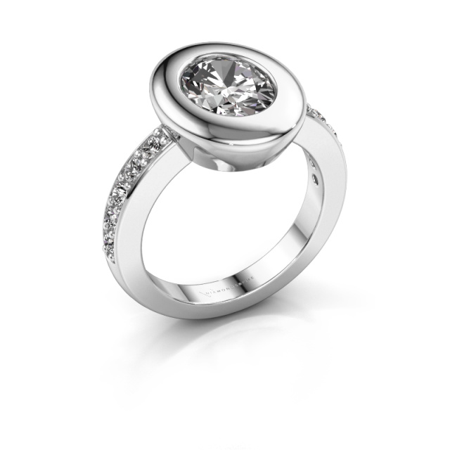 Afbeelding van Ring Selene 2 585 witgoud Diamant 2.10 crt