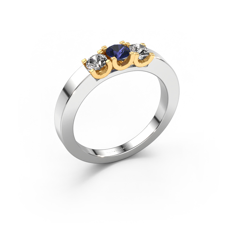 Image of Ring Selina 1 585 white gold Sapphire 3.7 mm