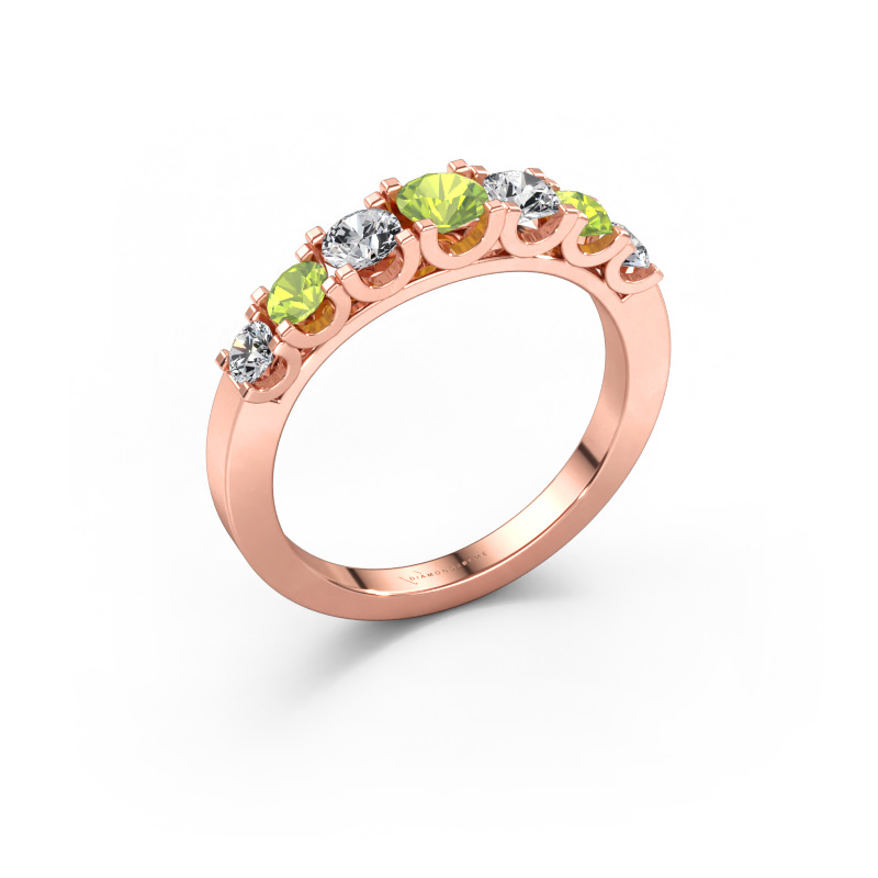 Bild av Ring Selina 3 585 roséguld Peridot 3.7 mm