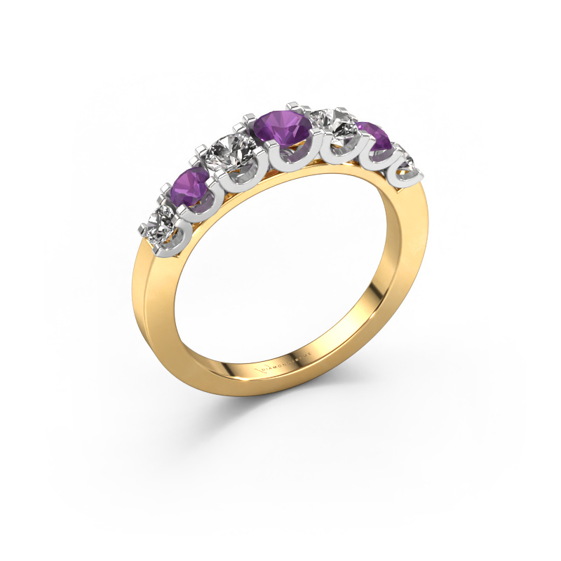 Image of Ring Selina 3 585 gold Amethyst 3.7 mm