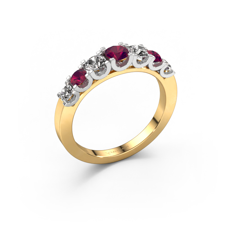 Bild von Ring Selina 3 585 Gold Rhodolit 3.7 mm