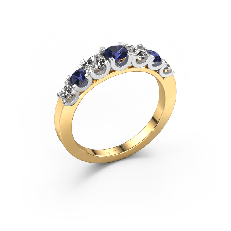 Image of Ring Selina 3 585 gold Sapphire 3.7 mm