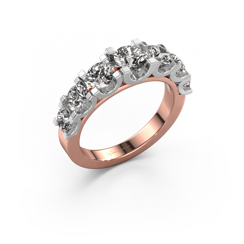 Bild von Ring Selina 3 585 Roségold Diamant 2.08 crt