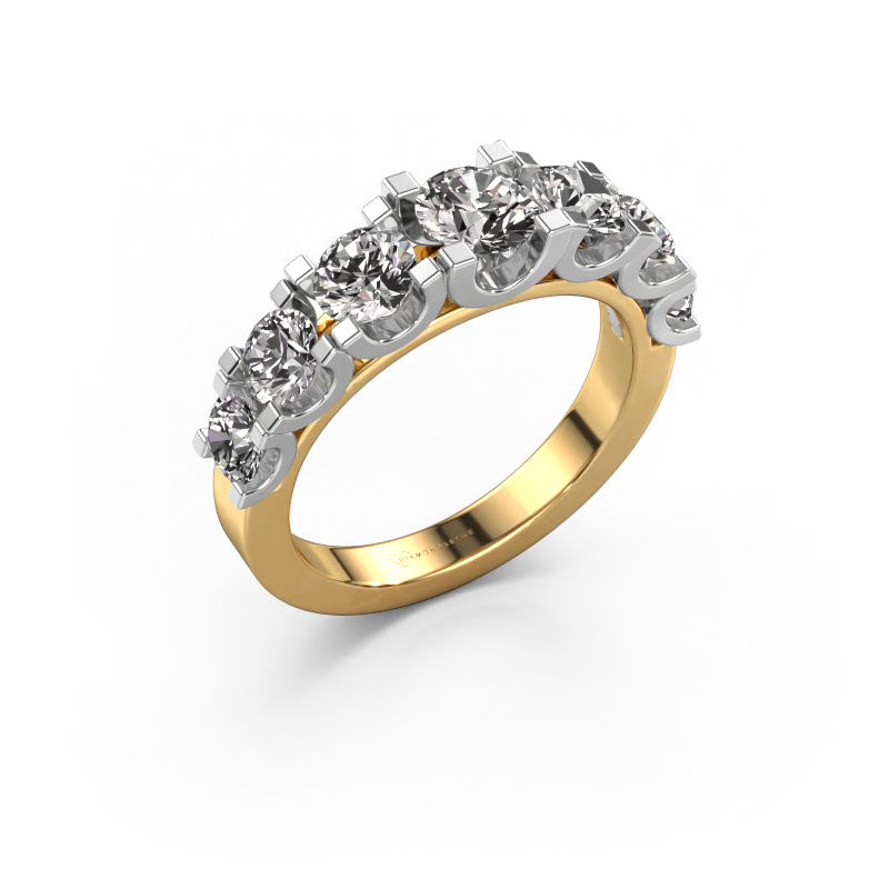 Image of Ring Selina 3 585 gold Diamond 1.58 crt