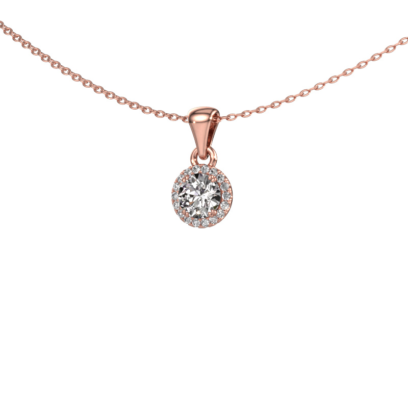 Bild von Anhänger Seline rnd 585 Roségold Zirkonia 4.7 mm