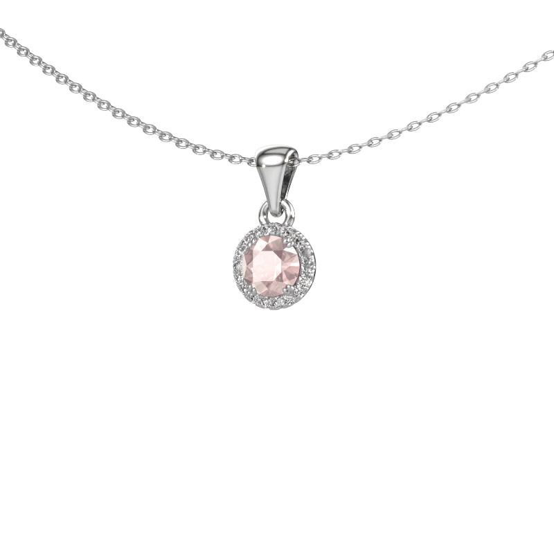 Bild von Anhänger Seline rnd 950 Platin Morganit Champagner 4.7 mm