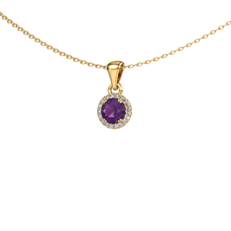 Bild von Anhänger Seline rnd 585 Gold Amethyst 4.7 mm