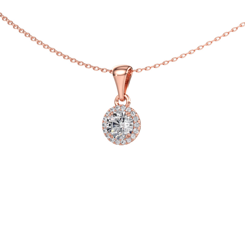 Bild av Hänge Seline rnd 585 roséguld Labbodlad diamant 0.800 crt