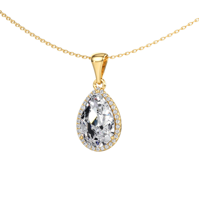 Immagine di Ciondolo Seline per 585 oro Diamante 3.14 crt