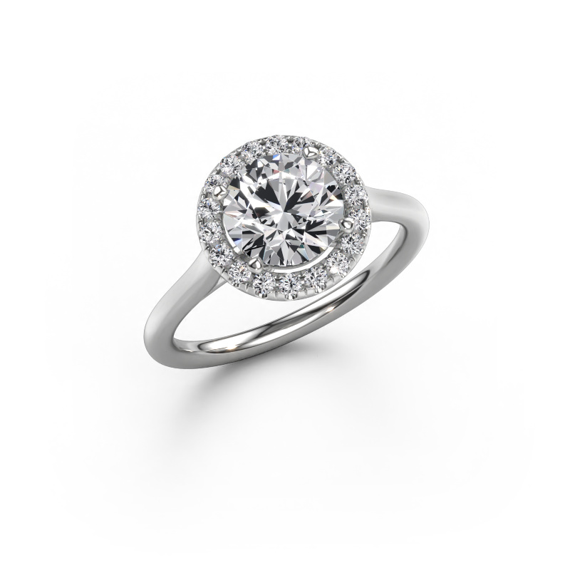 Bild von Verlobungsring Seline rnd 1 585 Weißgold Diamant 1.716 crt