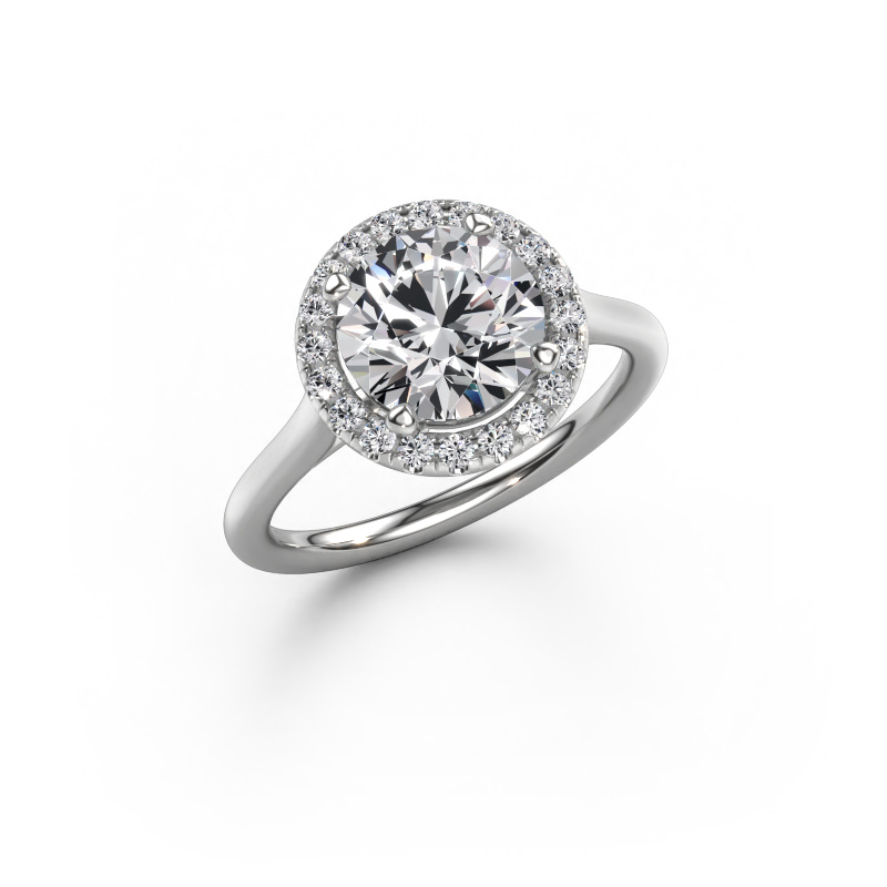 Bild von Verlobungsring Seline rnd 1 950 Platin Diamant 2.24 crt