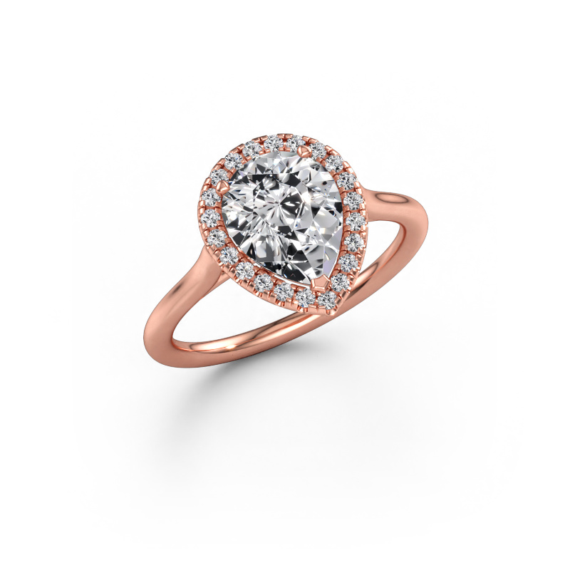 Bild av Förlovningsring Seline per 1 585 roséguld Labbodlad diamant 1.665 crt