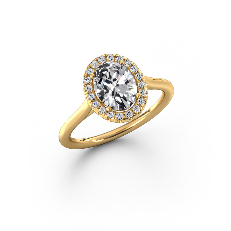 Bild von Verlobungsring Seline ovl 1 585 Gold Lab-grown Diamant 1.25 crt