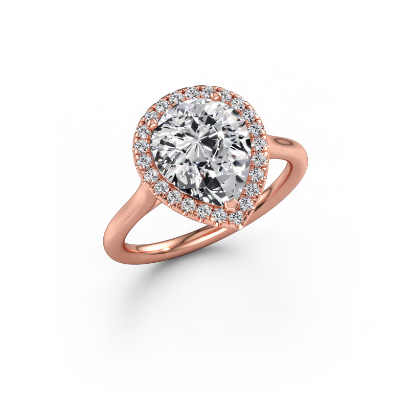 Immagine di Anello di fidanzamento Seline per 1 585 oro rosa Diamante 2.34 crt