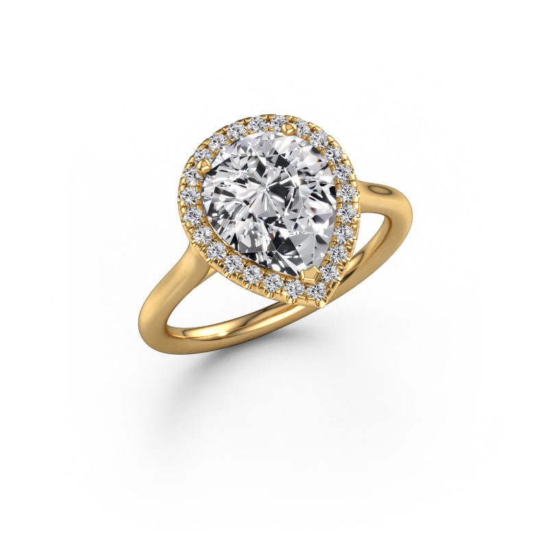 Image of Engagement ring Seline per 1 585 gold Lab grown diamond 2.34 crt