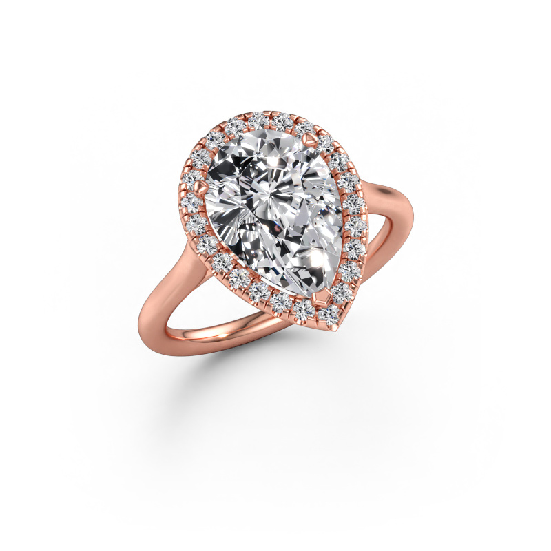Immagine di Anello di fidanzamento Seline per 1 585 oro rosa Diamante 3.288 crt