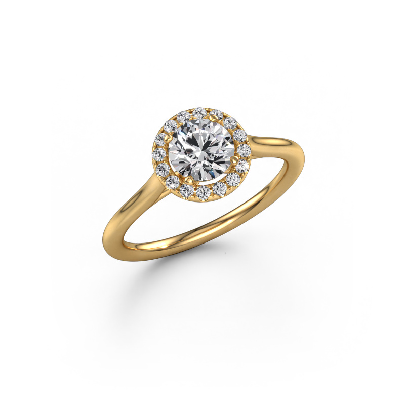 Image of Engagement ring Seline rnd 1 585 gold Diamond 0.84 crt