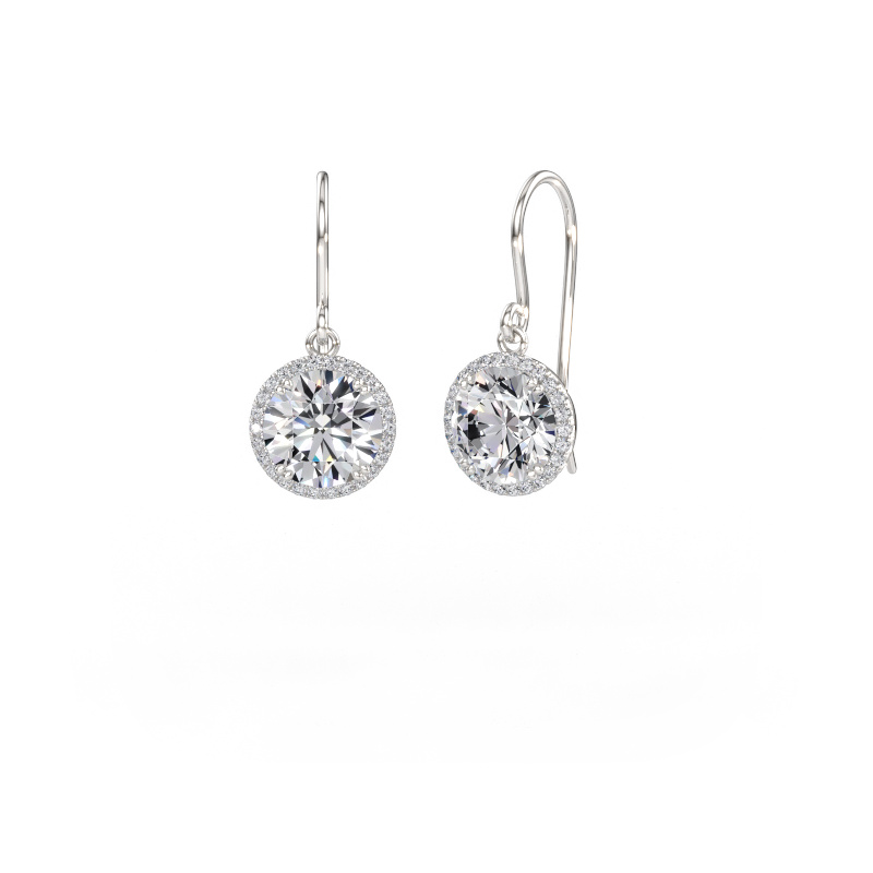 Bild av örhängen Seline rnd 2 585 vitt guld Diamant 4.22 crt