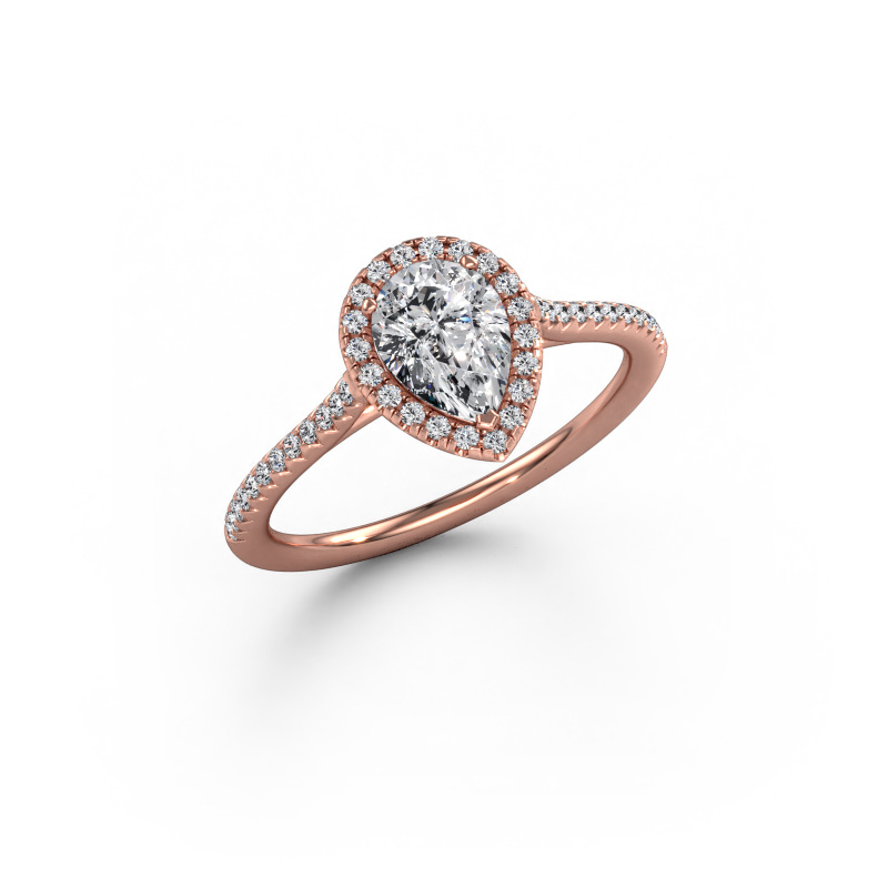 Afbeelding van Verlovingsring Seline per 2 585 rosé goud Diamant 0.87 crt