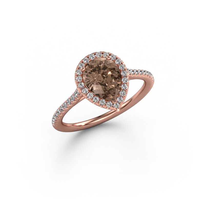 Image de Bague de fiançailles Seline per 2 585 or rose Diamant brun 1.295 crt