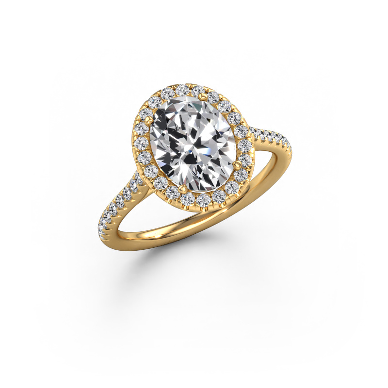 Bild von Verlobungsring Seline ovl 2 585 Gold Lab-grown Diamant 2.20 crt