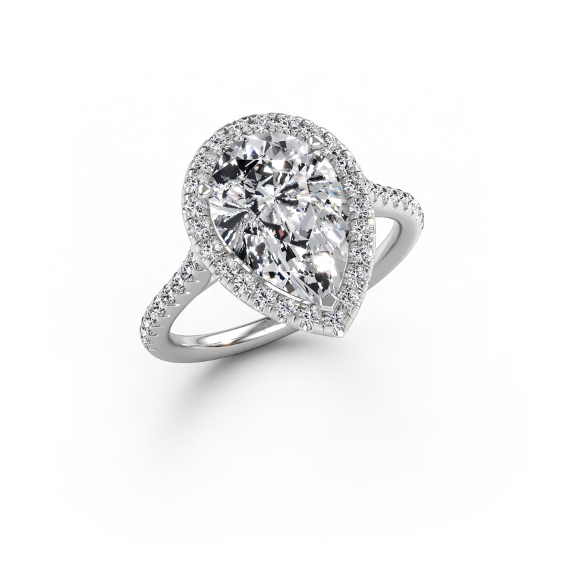 Bild av Förlovningsring Seline per 2 585 vitt guld Diamant 3.504 crt